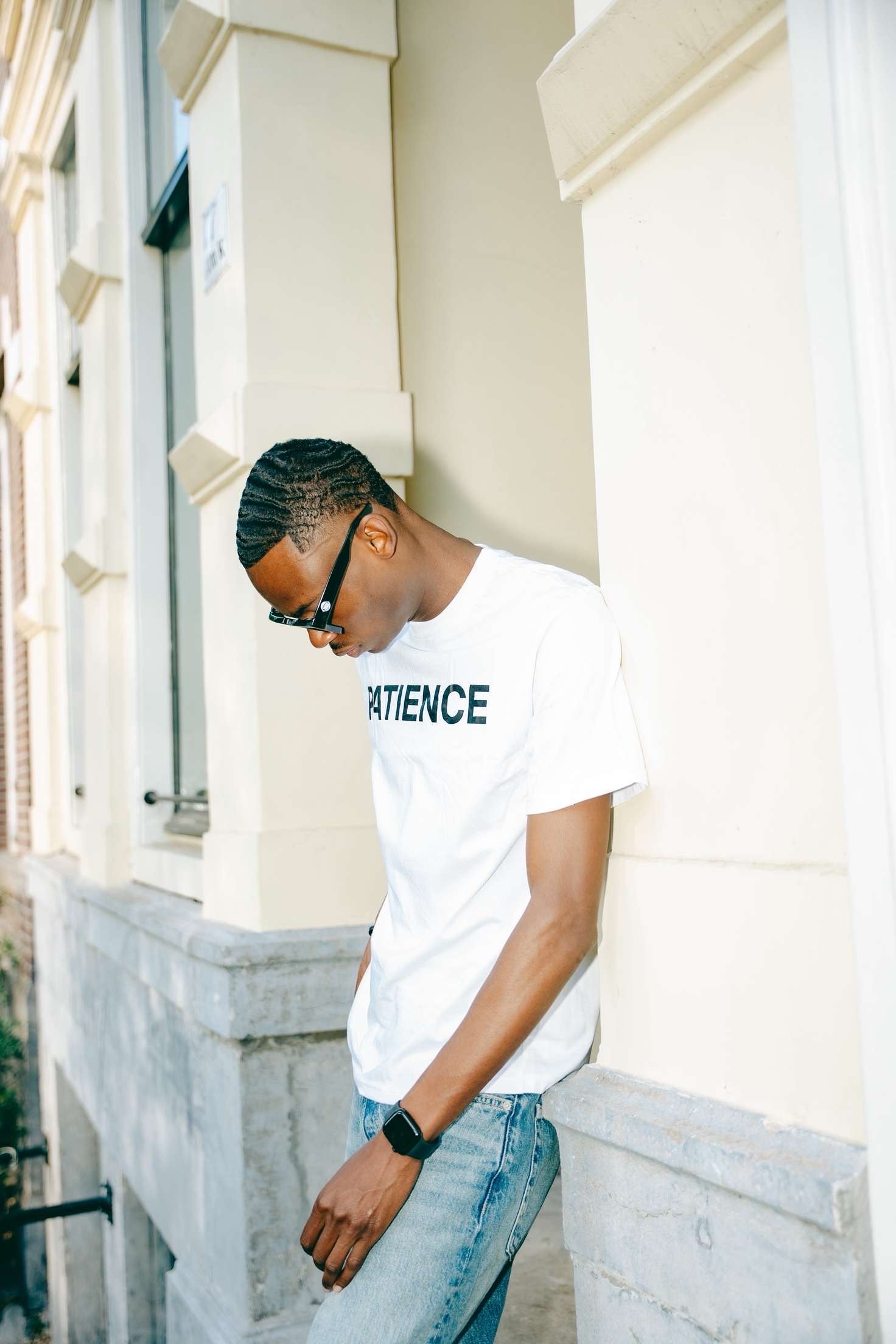 PATIENCE WHITE TSHIRT