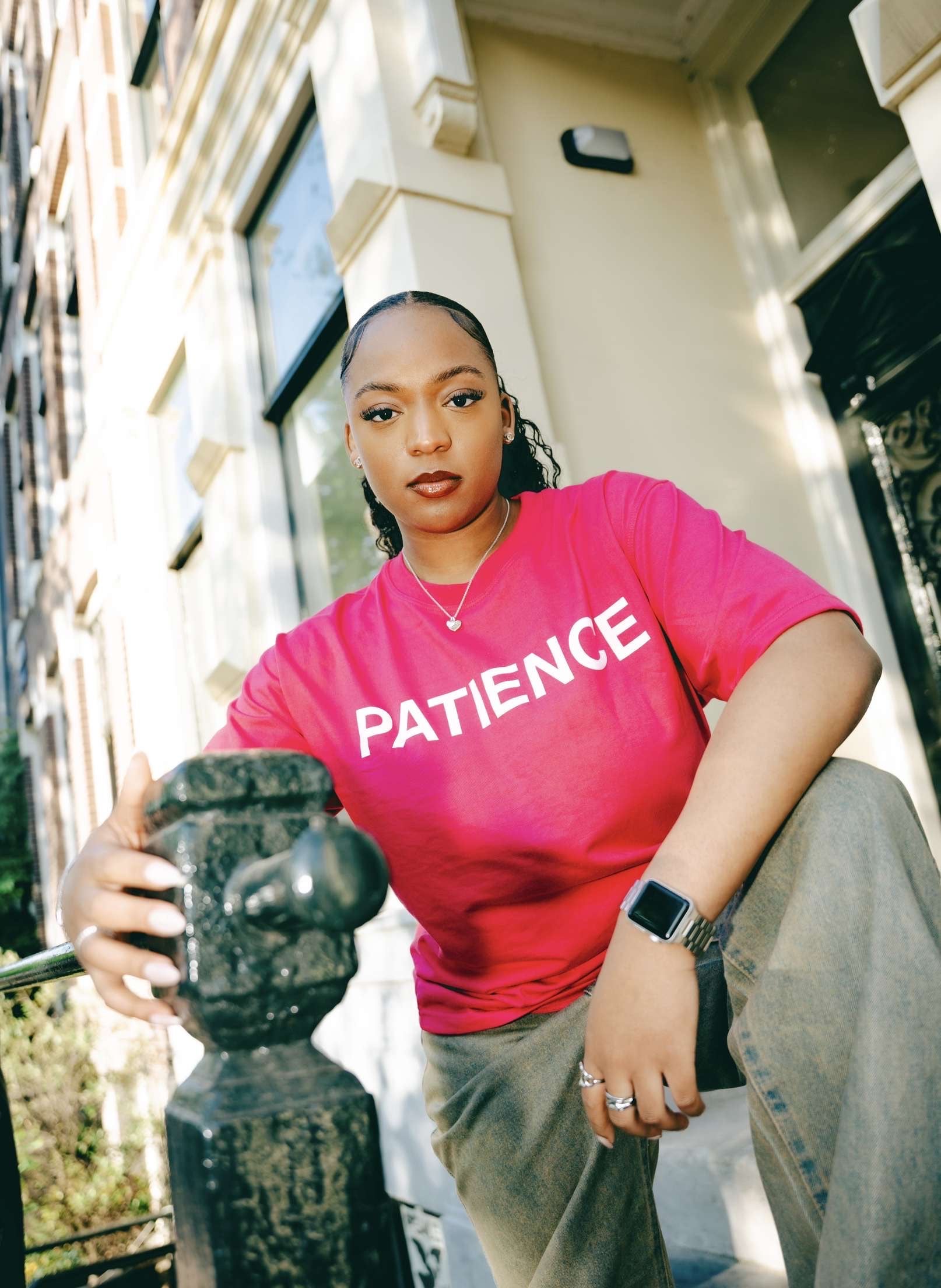 PATIENCE PINK TSHIRT
