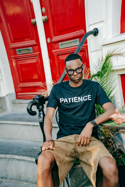 PATIENCE BLACK TSHIRT