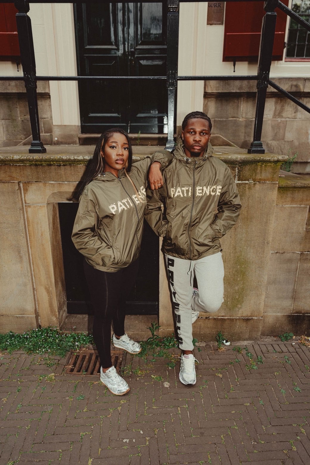 PATIENCE OLIVE GREEN WINDBREAKER