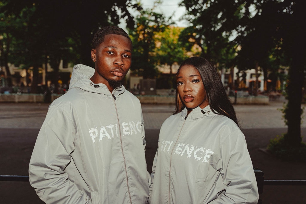 PATIENCE GREY WINDBREAKER