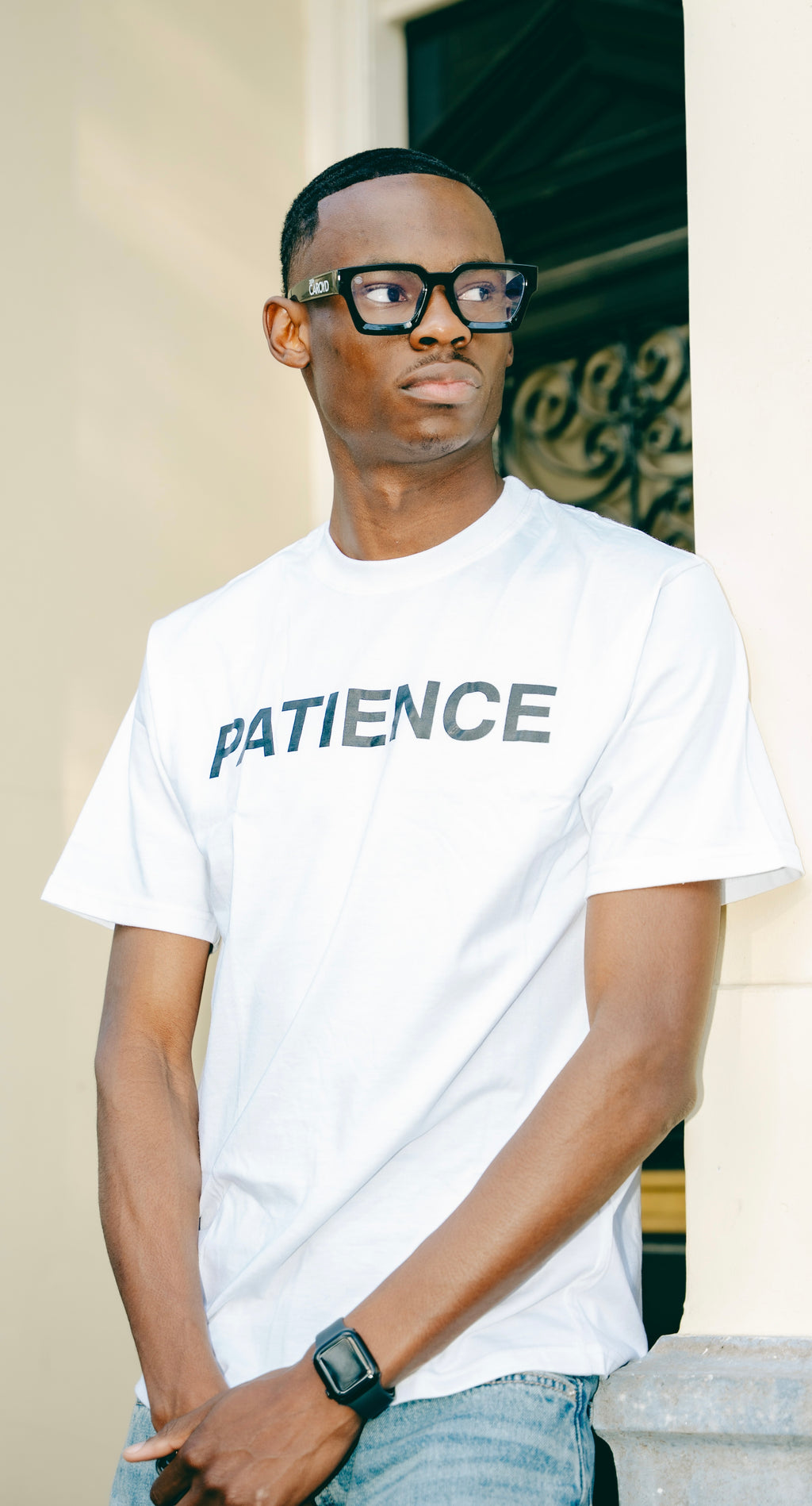PATIENCE WHITE TSHIRT