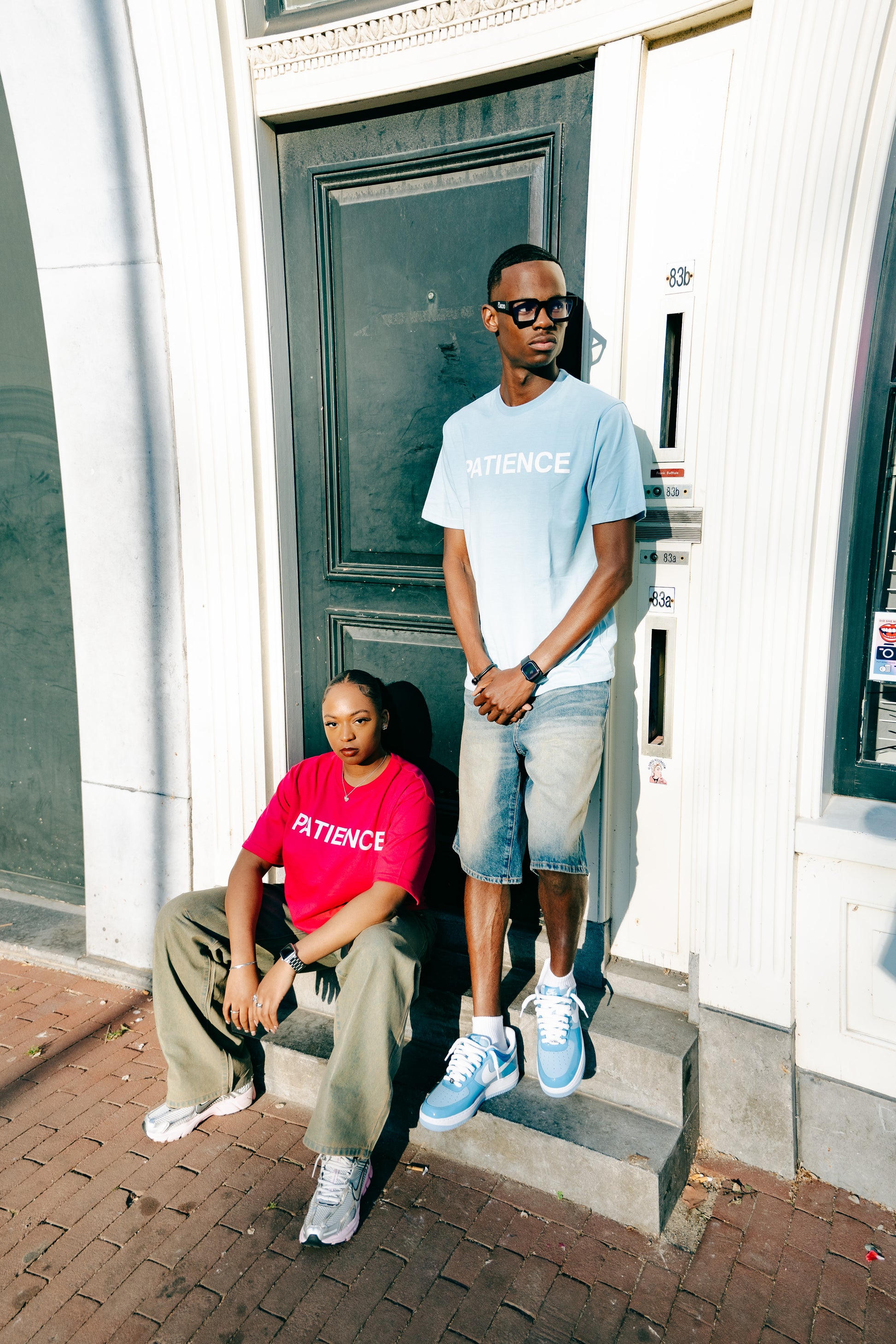 PATIENCE BABY BLUE TSHIRT